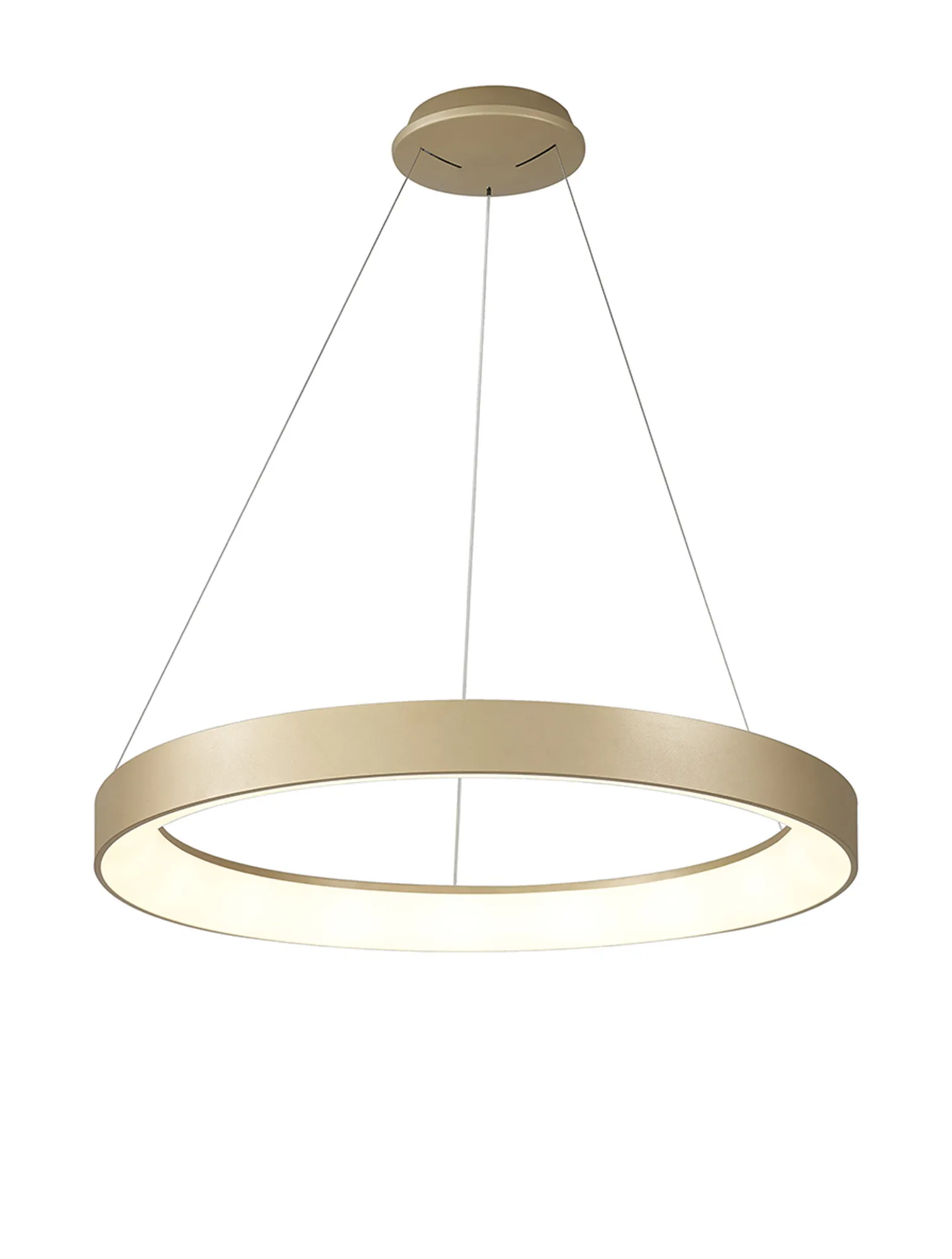 Niseko II Gold Ceiling Lights Mantra Ring Pendants